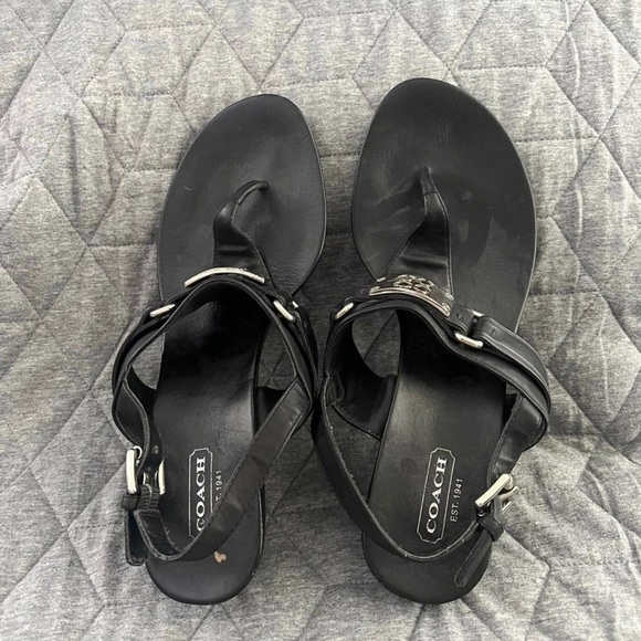 Coach wedge sandals - Picture 1 of 3